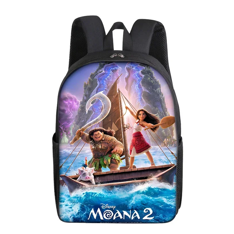 

Moana Student School Bags Boys Girls Cute Cartoon Anime Character Backpack Student 16 Inch Large Capacity Backpack School Gifts