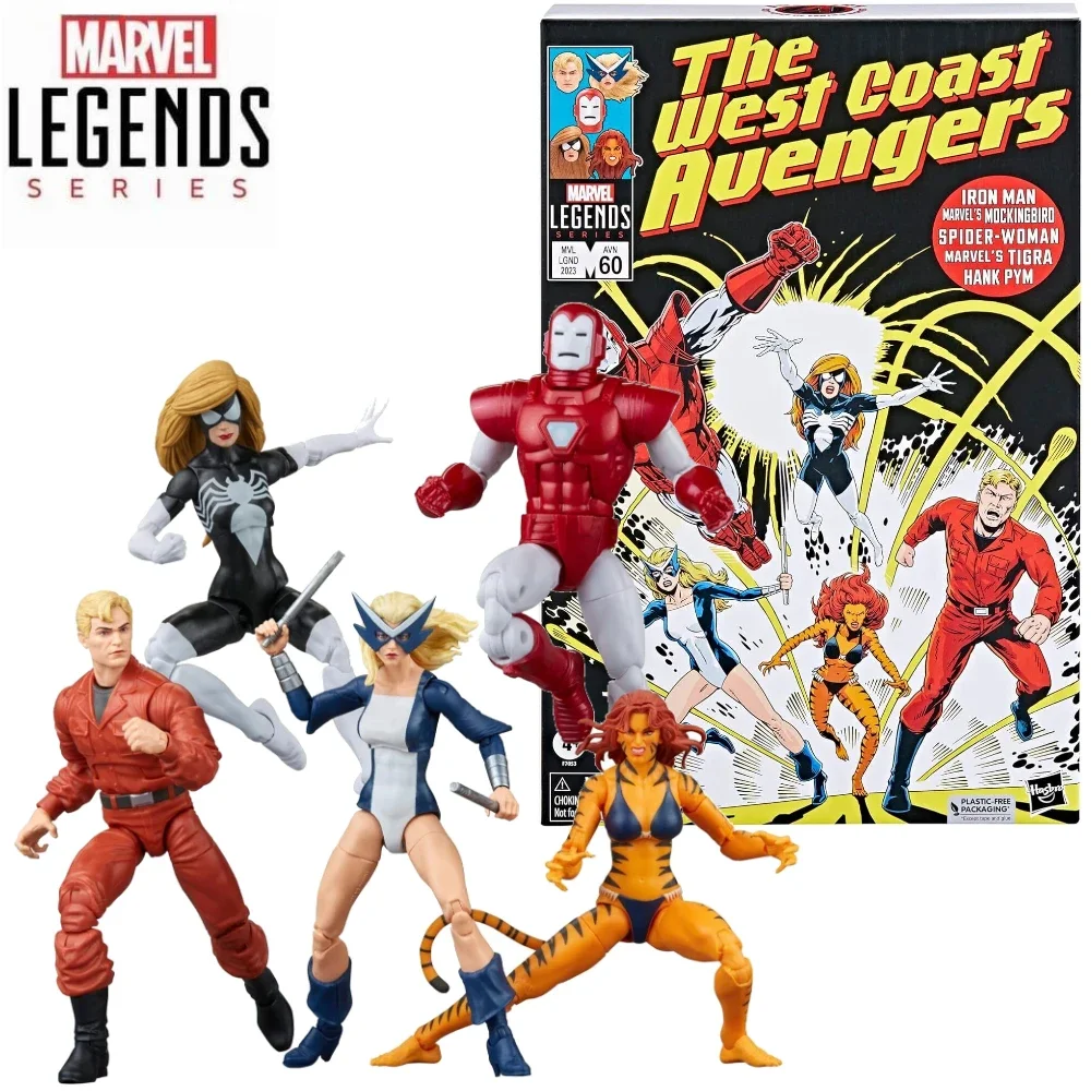 In Stock Marvel Legends The West Coast Avengers Collection 5 Pack Action Figure Model Toy Hobby Gift