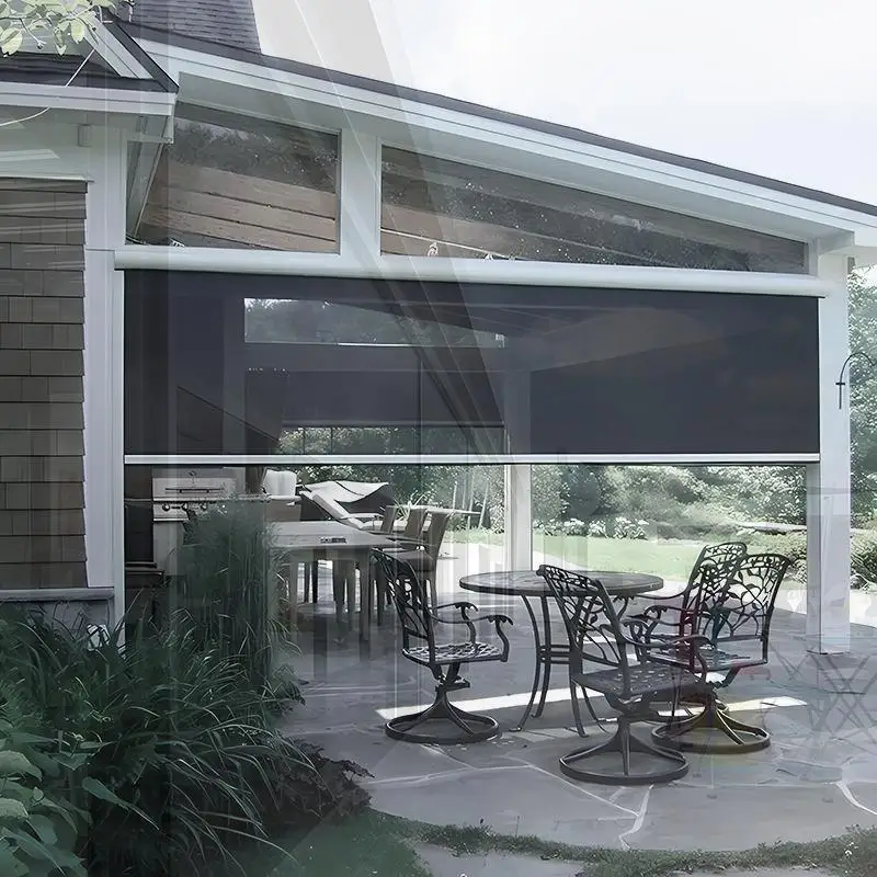 

Electric Roller Shades for Windows Remote Controlled Blackout Shading for Home Office Bedroom Rolling Blind