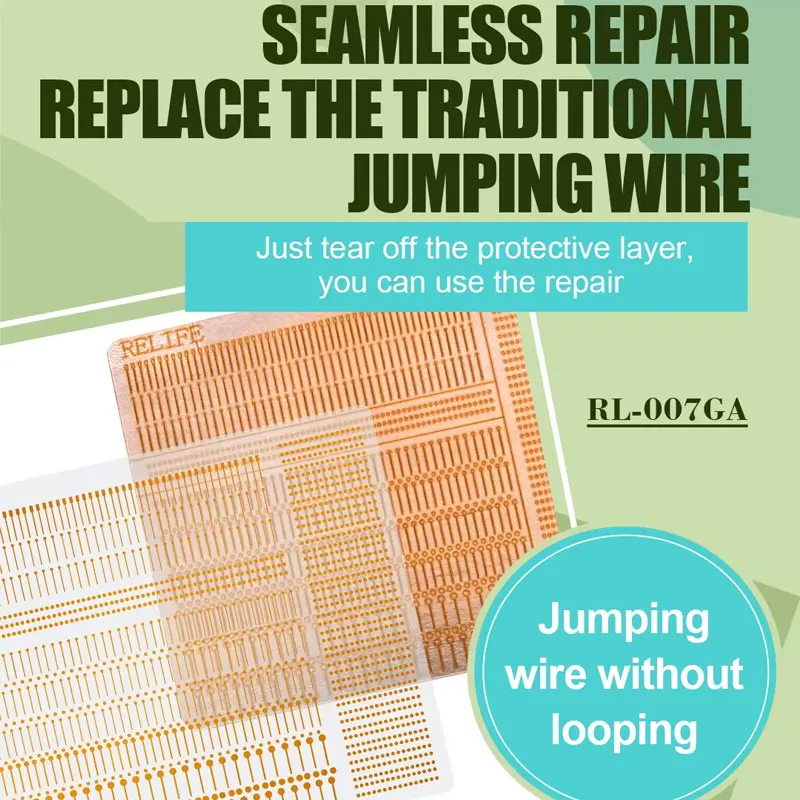 

RELIFE RL-007GA Quickly Repair Solder Points Non-Looping Welding for Phone PCB Jump Wire Flying Lead Repair