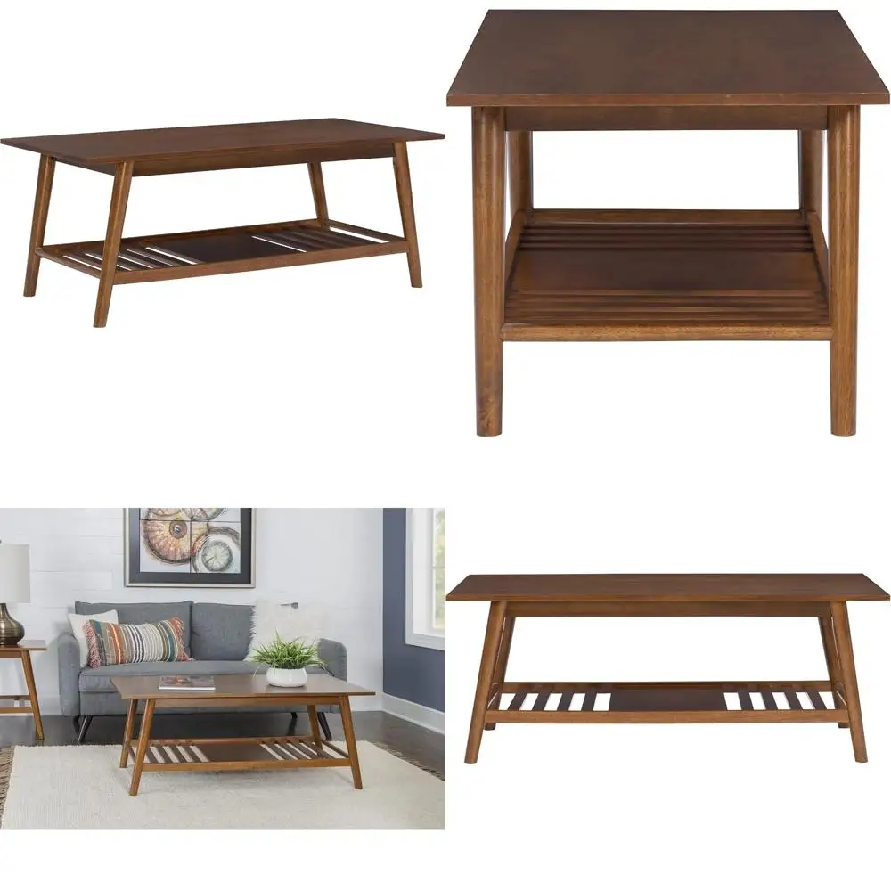 

Журнальный столик из орехового дерева в стиле середины века с дизайном Melissa