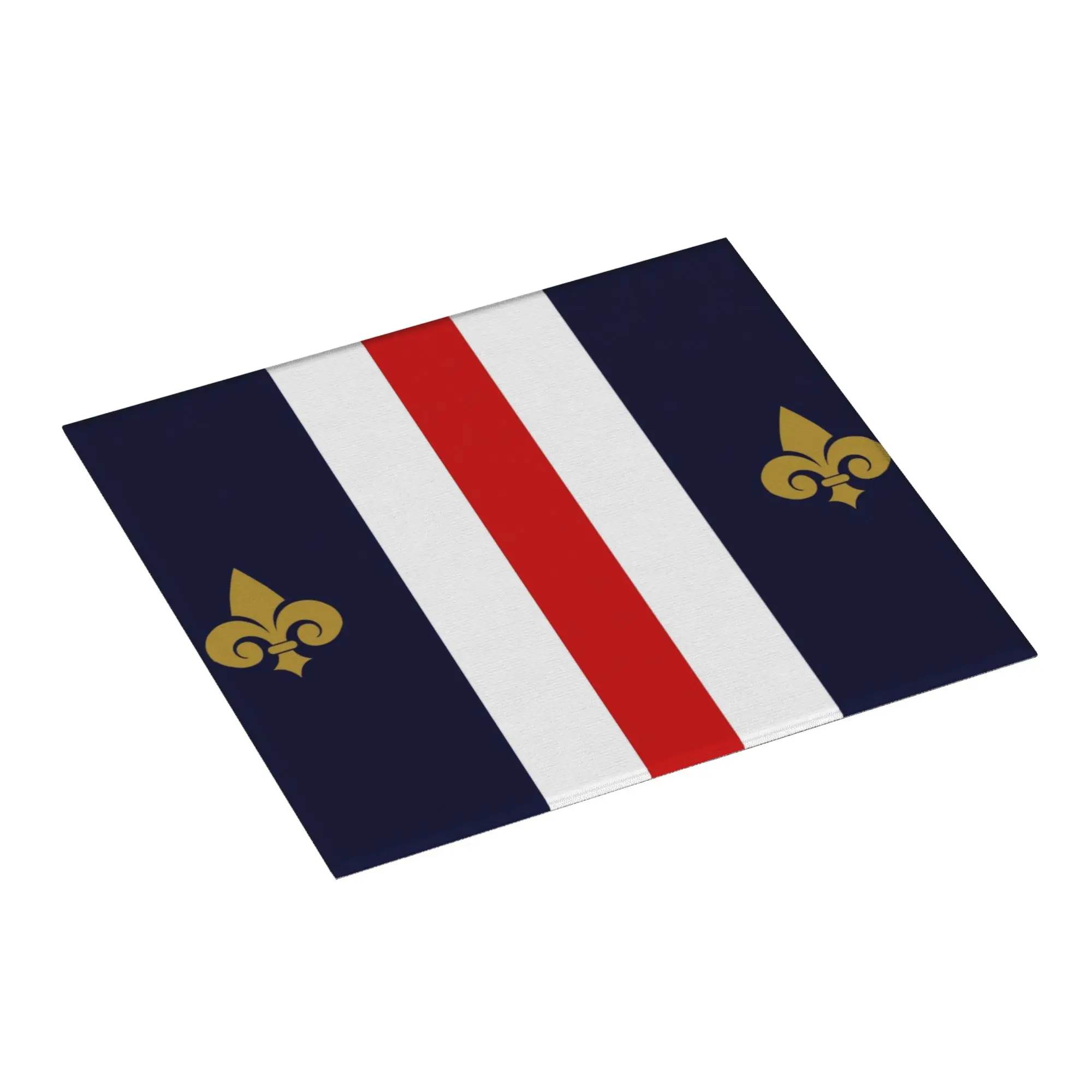 Fleur De Lis France French Flag Non Slip Kitchen Counter Protector Mat Barware Fleur-De-Lys Lily Flower Mat For Kitchen