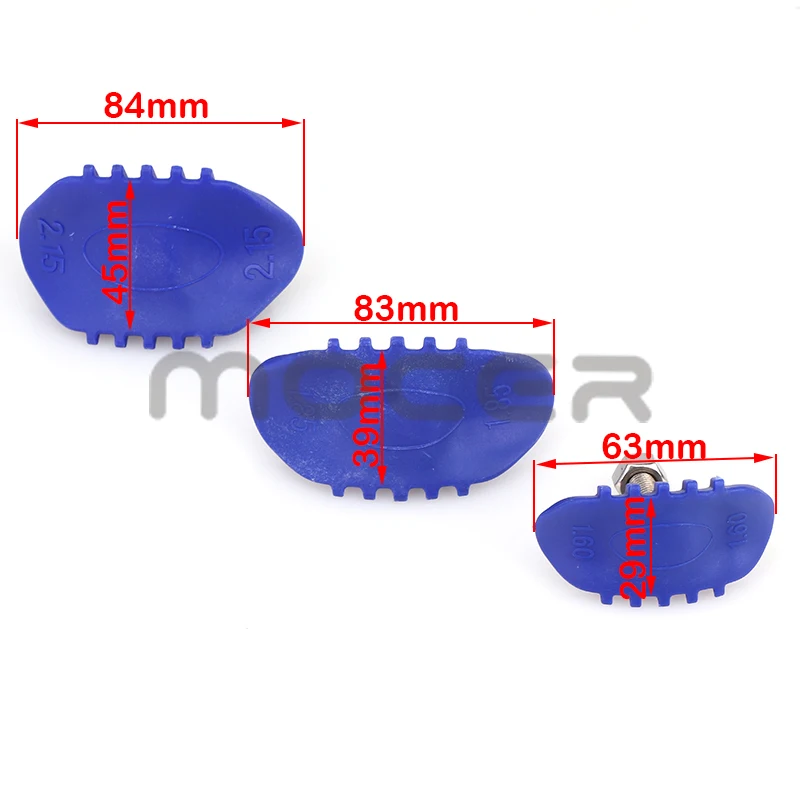 High quality Blue Plastic 1.60\'\' 1.85\'\' 2.15\'\' Rim Wheel Tire Lock Tyre for Motorcycle Motocross Enduro Dirt Pit Bike tire parts