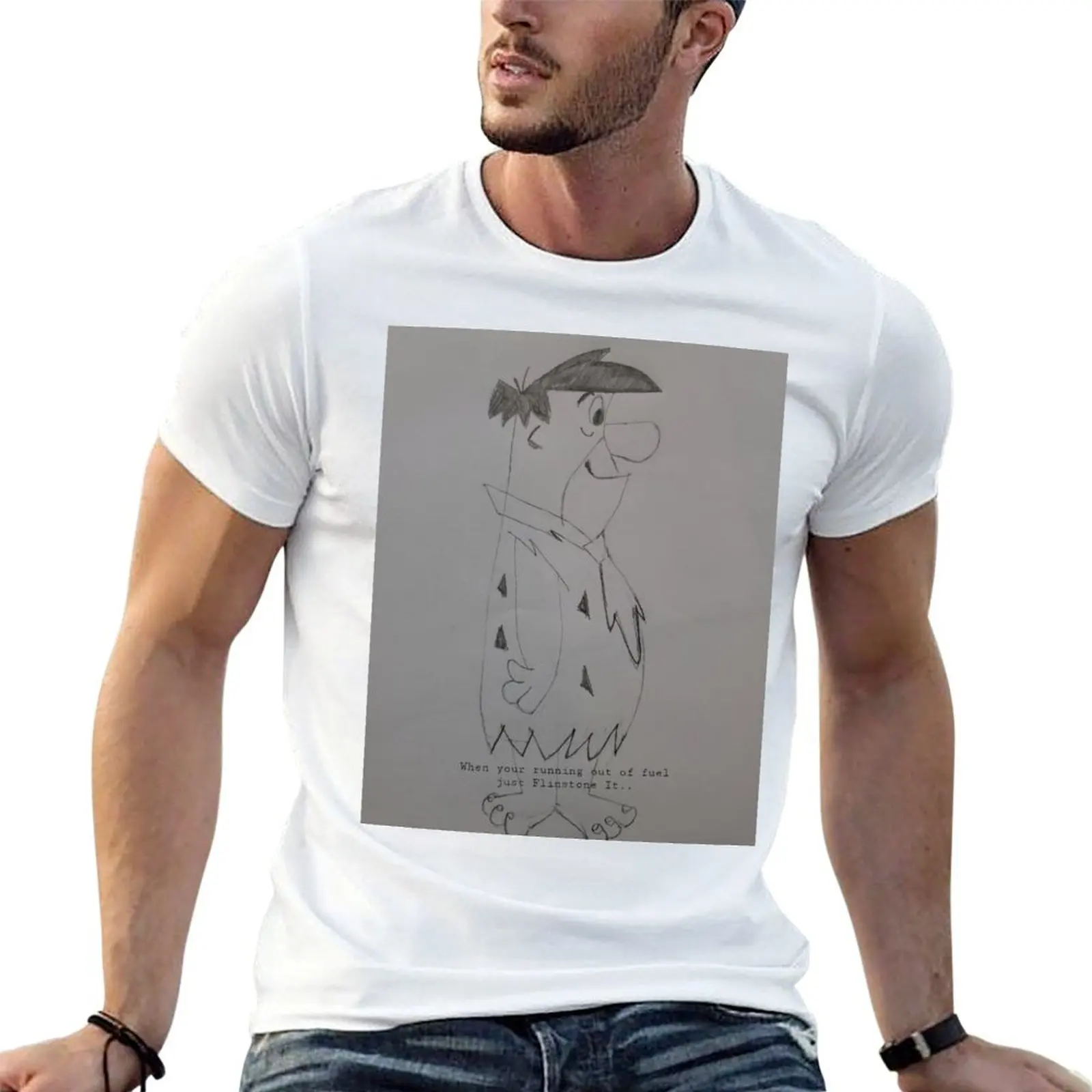 

Fred is the Fuel T-Shirt anime t shirts for man t shirts for man pack white T-Shirt