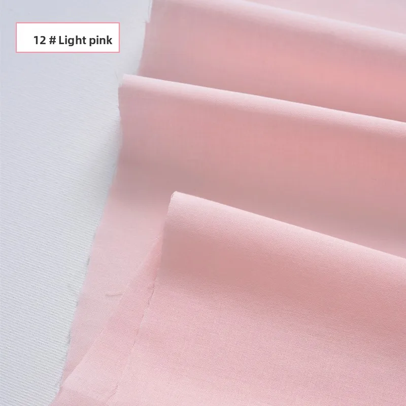 Soft 100% Cotton Lining Fabric By The Meter for Children's Clothing Hanfu Dresses Sewing Summer Skin-friendly Cloth Plain Thin - view 2