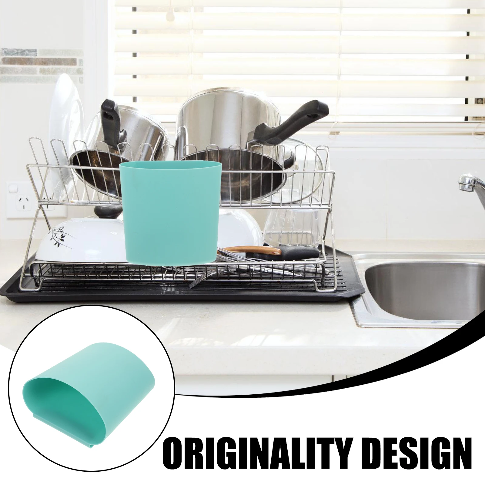 

4 Pcs Shelf Hanging Basket Cup Holder for Car Trolley Accessory Plastic Cart Containers Rolling Storage Holders