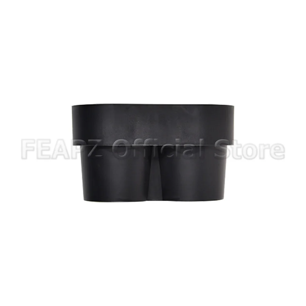 

For Fiat 500 Abarth 595 2009-2017 Insert Replacement Center Console Drink Storage 1Pc High Quality Black Double Cup Drink Holder