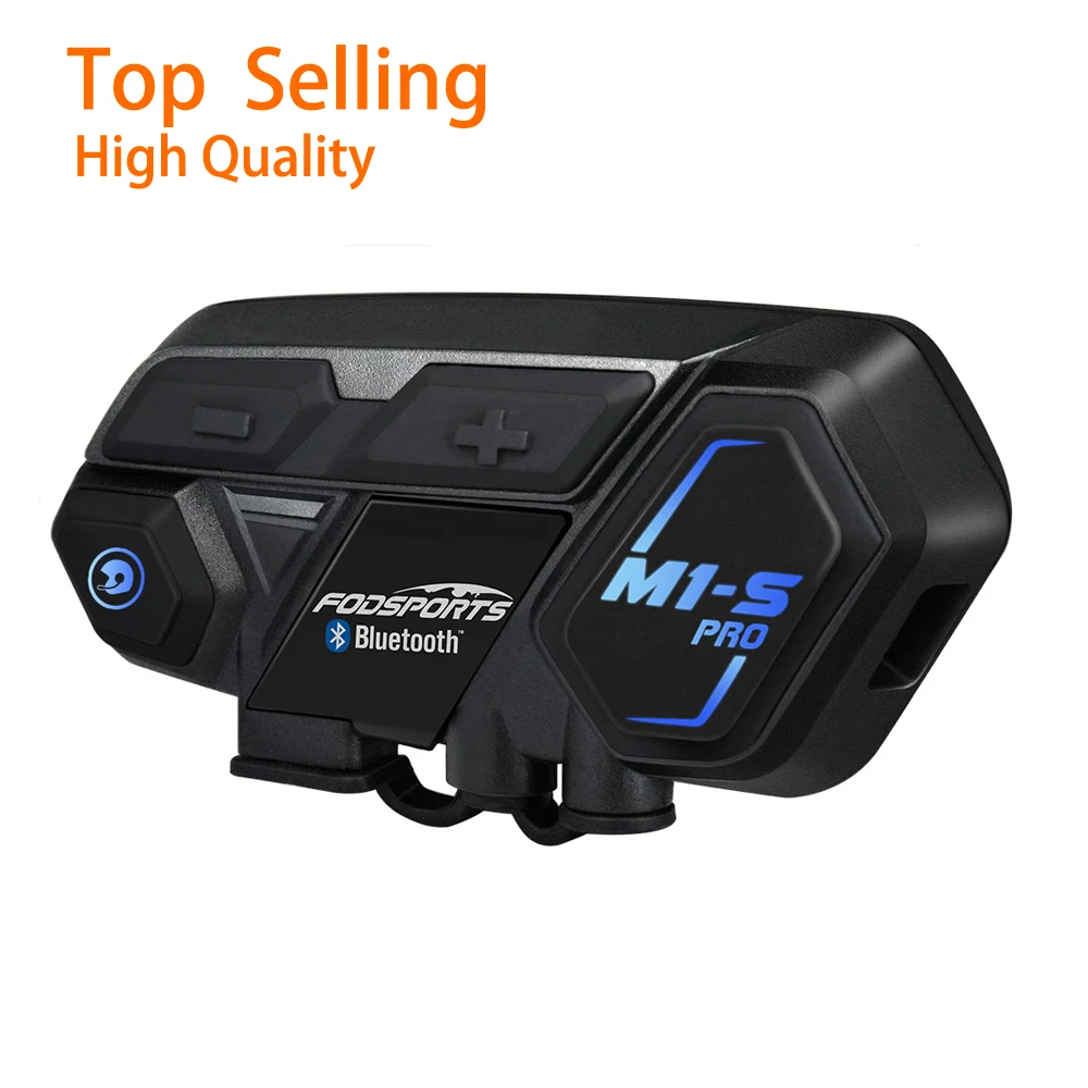 

M1-S PRO 2000m 8 riders Full Duplex intercomunicador para moto bluetooth motorcycle headset helmet intercom motorcycle