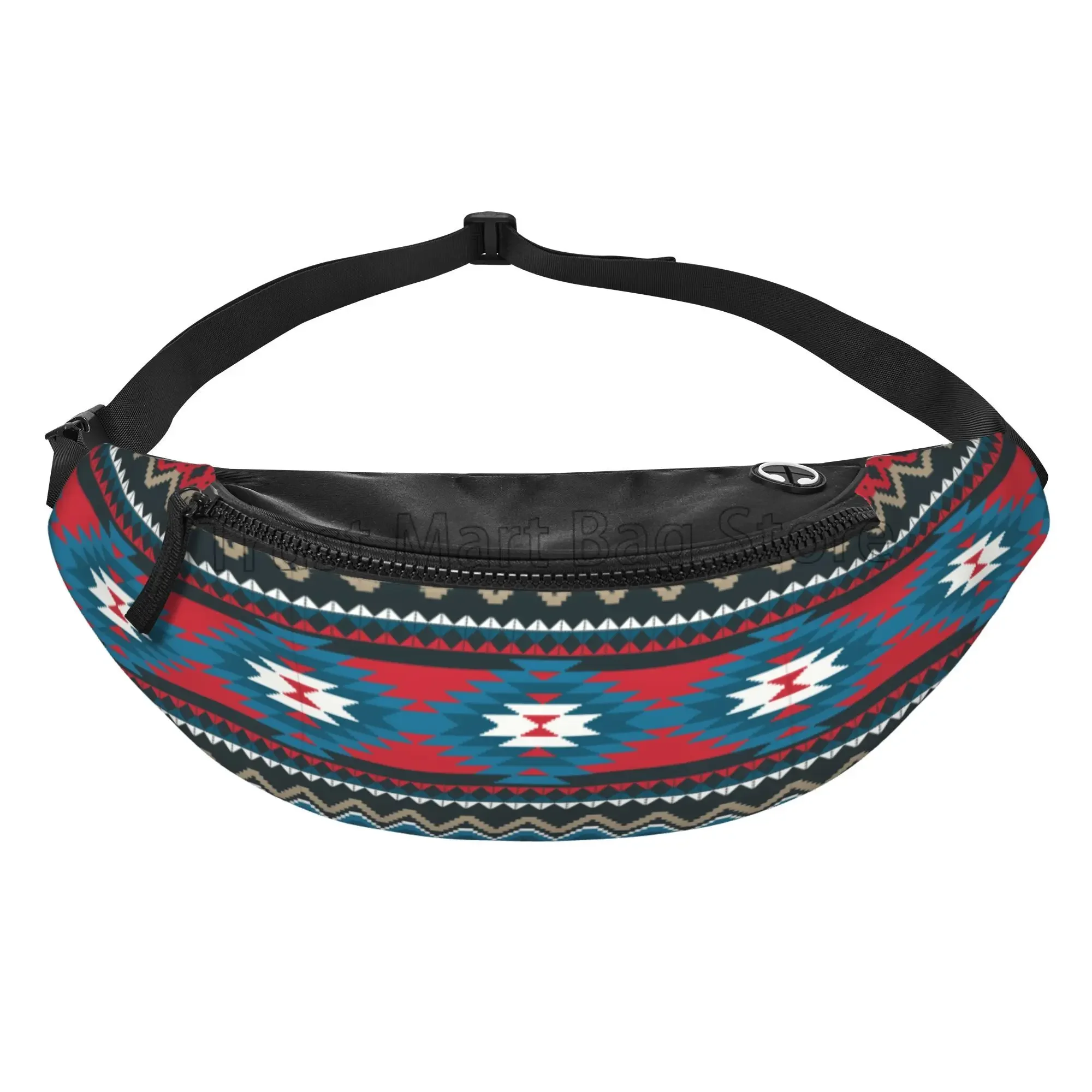 Etnisch Aztec Geometrisch Patroon Heuptasje Voor Mannen Vrouwen Casual Heuptas Voor Hardlopen Wandelen Fietsen Sport Reizen Heuptassen