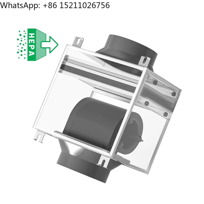 E-VIPO Fresh Air Ventilation System Flexible Recuperator Contemporary Rectangle Flat Compatible Device HVAC System Parts