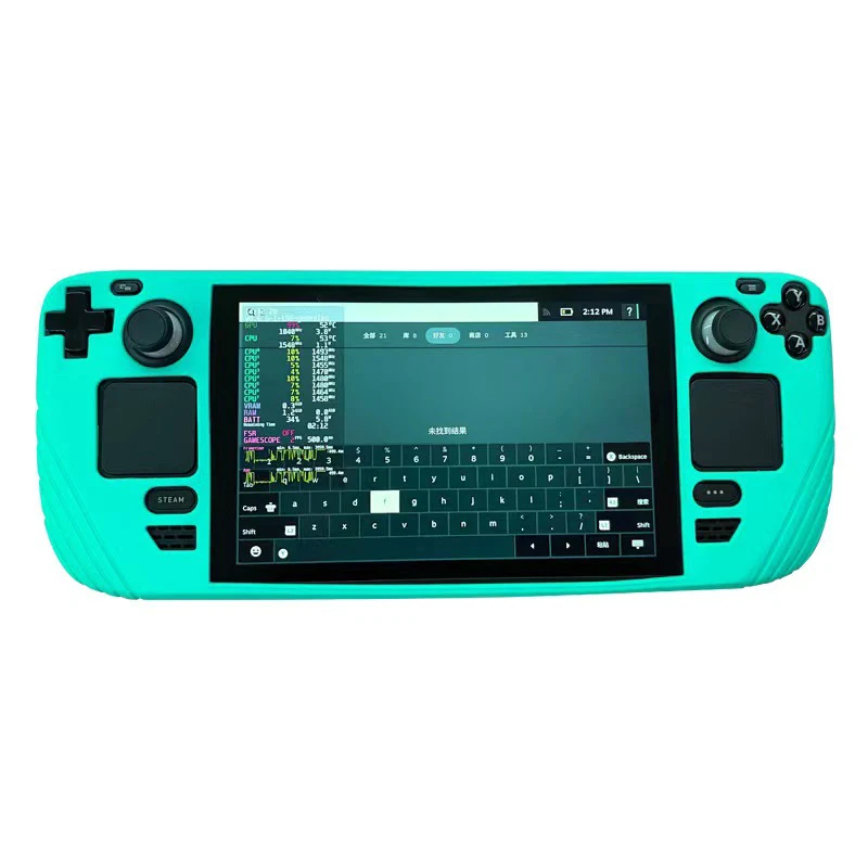 Soft Silicone Case For Steam Deck Game Console Handheld All-inclusive Anti-slip Silicone Protective Cover Accessories Silicone