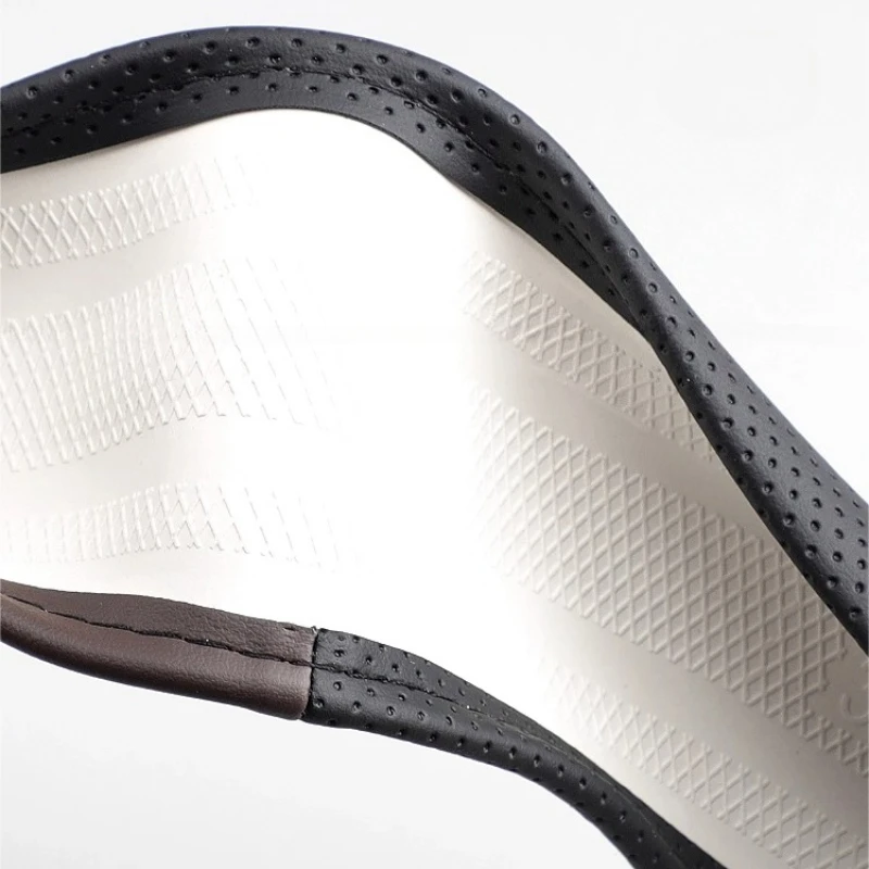 Для VW Volkswagen ID3 ID4X ID6 CROZZ Golf 8, кожаный чехол на руль Nappa, четырехсезонный универсальный противоскользящий автомобильный аксессуар