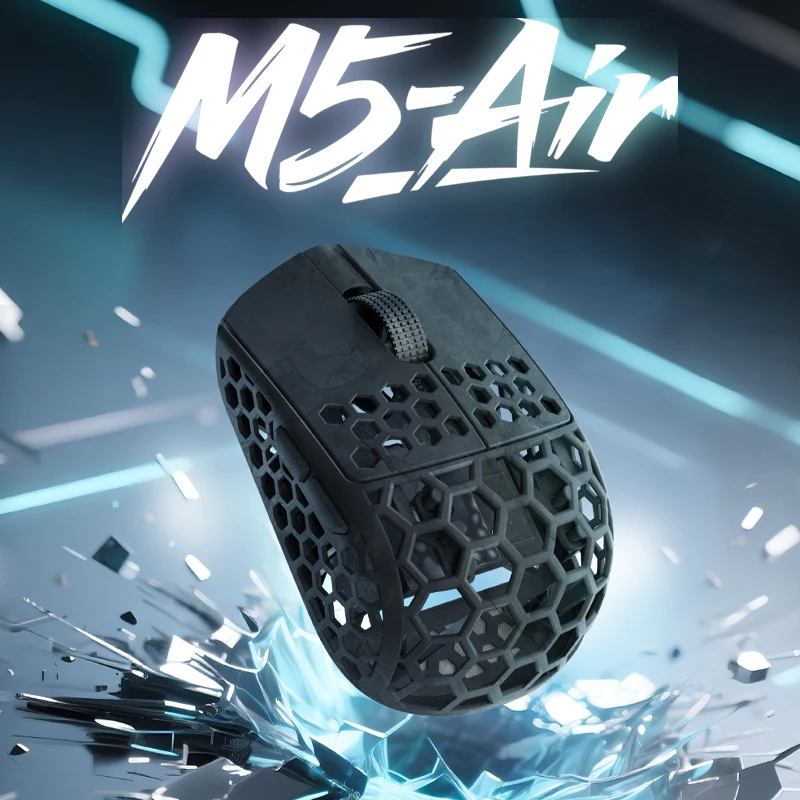 

Darmoshark M5 Air 30g Lightweight Forged Carbon Fiber Gaming Mouse Wireless 8k Macro Mouse 30kdpi Finger Grip Small Hand Mice