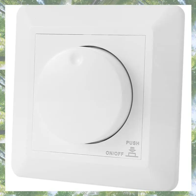 

Premium-LED Dimmer Switch Flush-Mounted Dimmer Phase Control Dimmer For Dimmable LED And Halogen