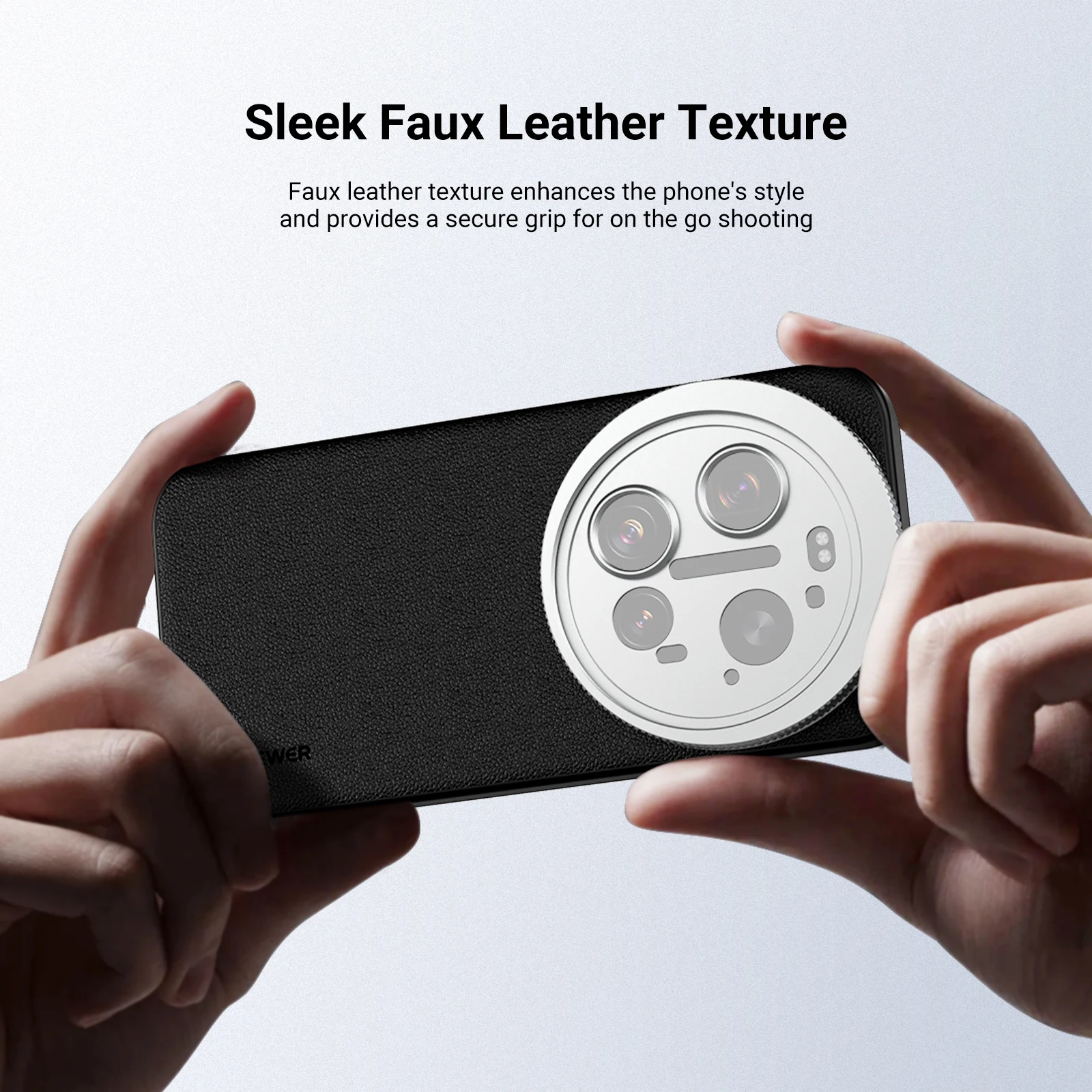 NEEWER Handyhülle für Xiaomi 17 ULTRA, Handycover mit 67mm Gewindefilterring, 17mm Objektiv & T-Mount Objektivrückplatten – Detail 6