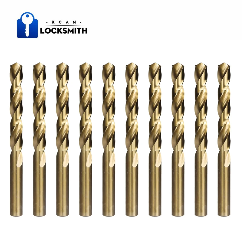 

1.0-13mm Cobalt Coated Twist Drill Bit Set HSS M35 Gun Drill Bit For Wood/Metal Hole Cutter Power Tools