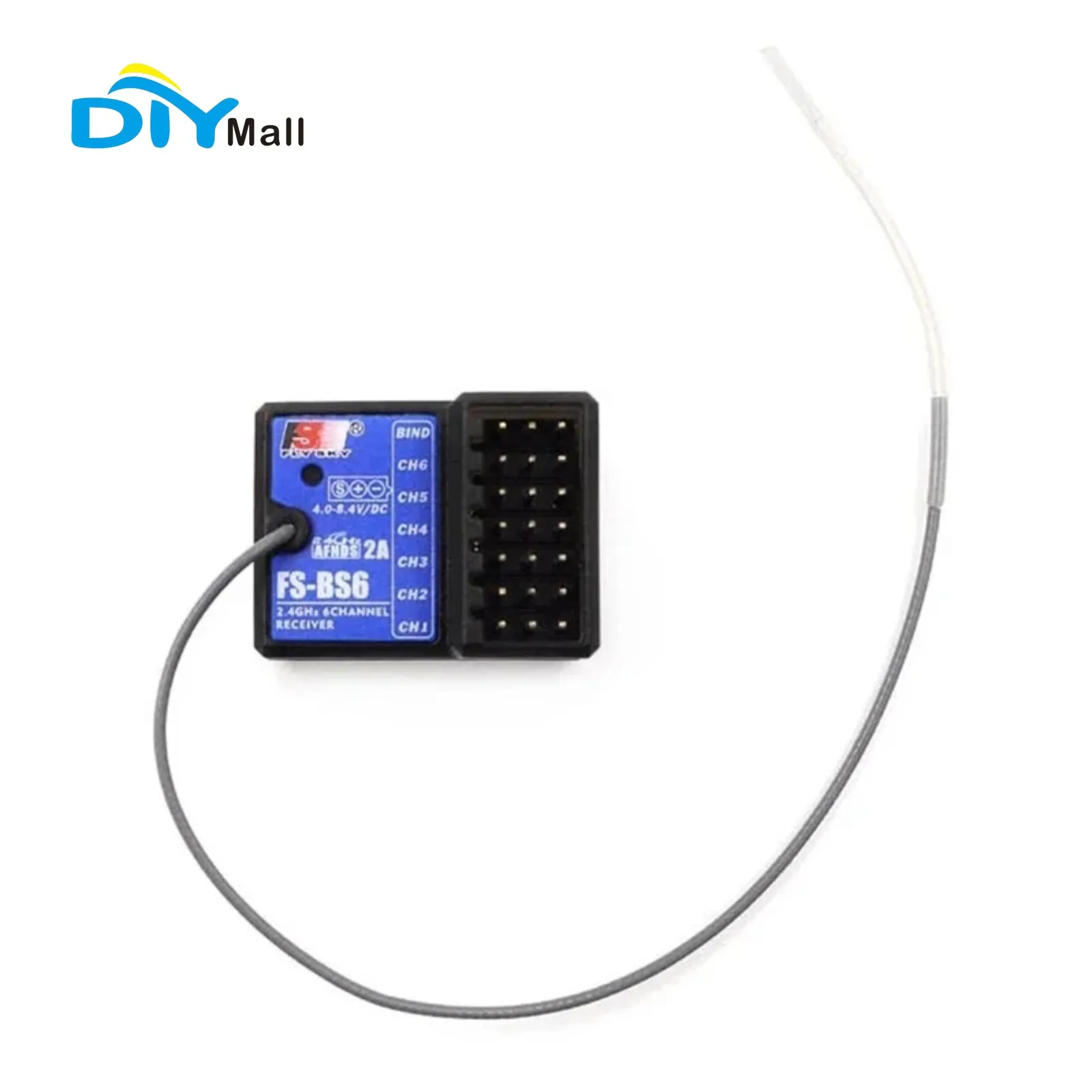 

FlySky FS-BS6 2,4 ГГц 6-канальный приемник AFHDS2, совместимый с передатчиком FS-GT5/FS-IT4S