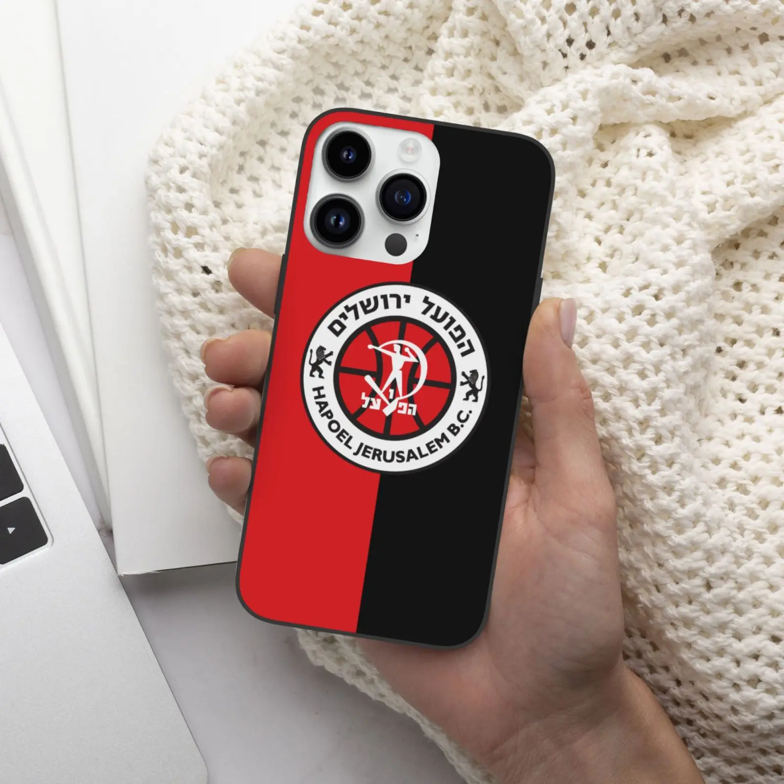 Hapoel Jerusalem Basketball Case for iPhone 15 14 11 Pro Max 13 12 Mini XR XS X 8 7 6 6S Plus Soft Silicone Shockproof Cover