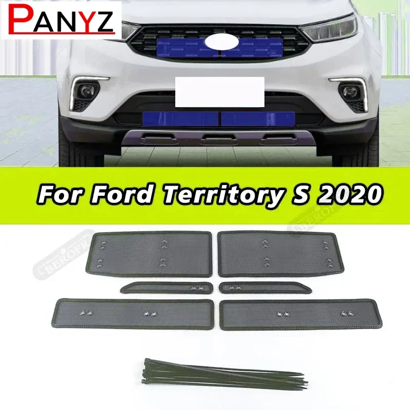 Front Grille Modified Water Tank Protection Net Engine Protection Insect Net For Ford Territory S 2020 Accessories