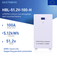 DAXTROMN 51.2V 48V LIFEPO4 BATTERRY 100AH ​​200AH 280AH BUILT-IN BMS LITHIUM LON BATTERIES EU WAREHOUSE DELIVERY