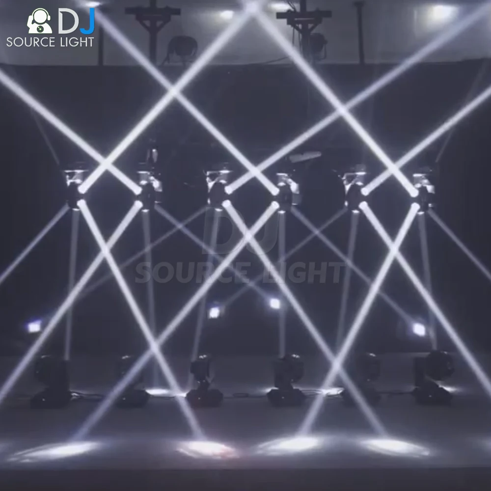 Imagem -06 - Rgbw Led Moving Head Light Beam Ufo Strobe Efeito Rotativo Dmx512 dj Disco Party Clube Show Efeitos de Palco 6x40w Novo