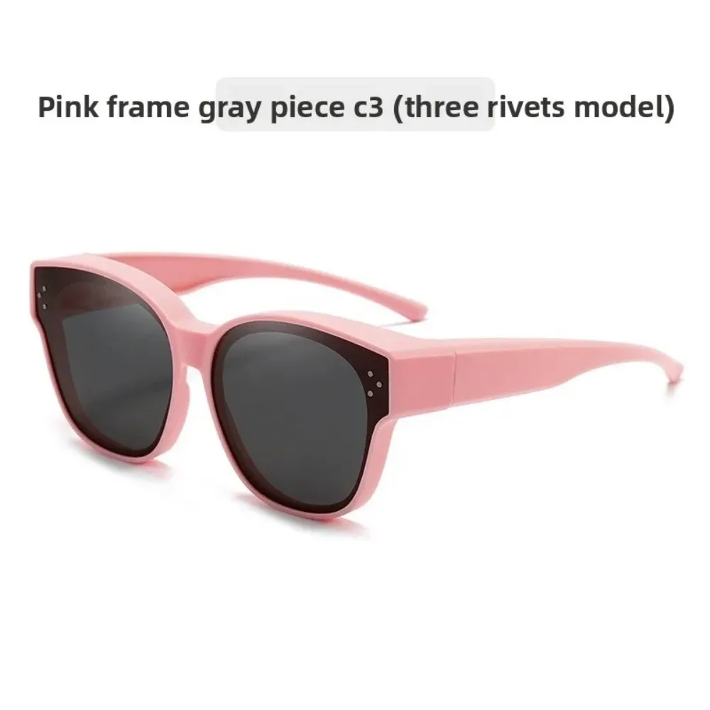 New Fashion Polarized Sunglasses Cover Over Myopia Prescription Glasses Portable Men Women Vintage Fishing Driving Eyewear