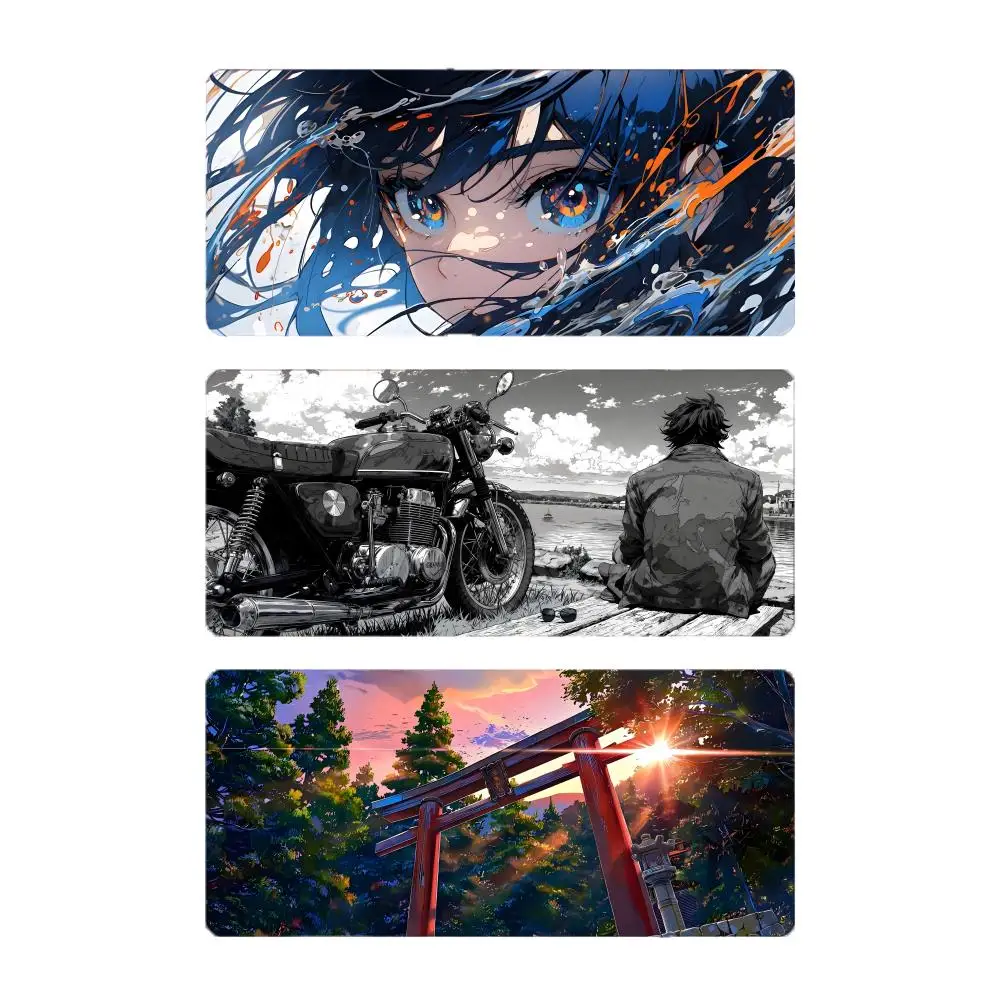 culture virtual T-Two-dimensional Mouse Pad Mousepad Large Gaming LockEdge Thickened PC Table Desk Mat