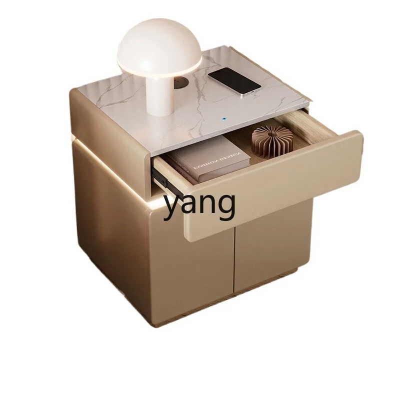 LH bedside table, safe, integrated small multi-functional storage password box with Bluetooth speaker