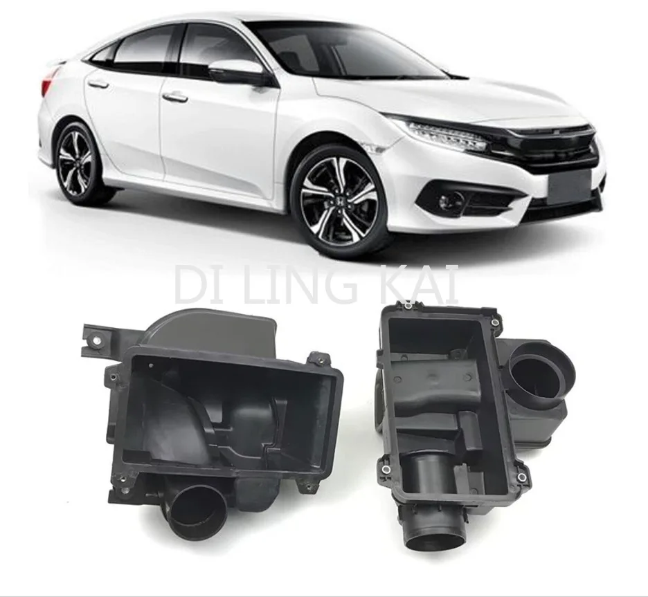 17201-5AA-A00 y 17210-5AA-A00 Soporte de cubierta de filtro de aire para automóvil para Honda Civic 2016-21