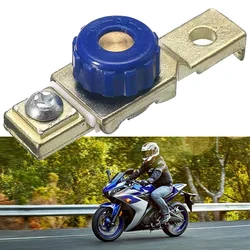 Motorcycle Battery Cut Off Switch Terminal Anti-Leakage Disconnect Zinc Alloy Battery Switch For Car Boat Marine RV Blue
