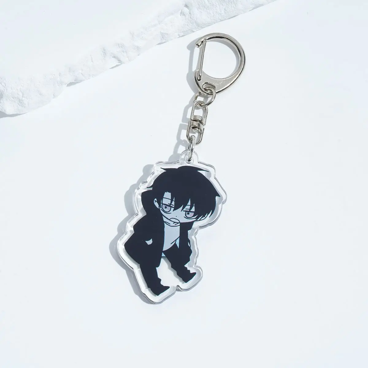 Anime Solo Leveling Acrylic keychain accessaries Cartoon Bag Pendant Gift cute bag charm Keyring Friends Fans Gifts