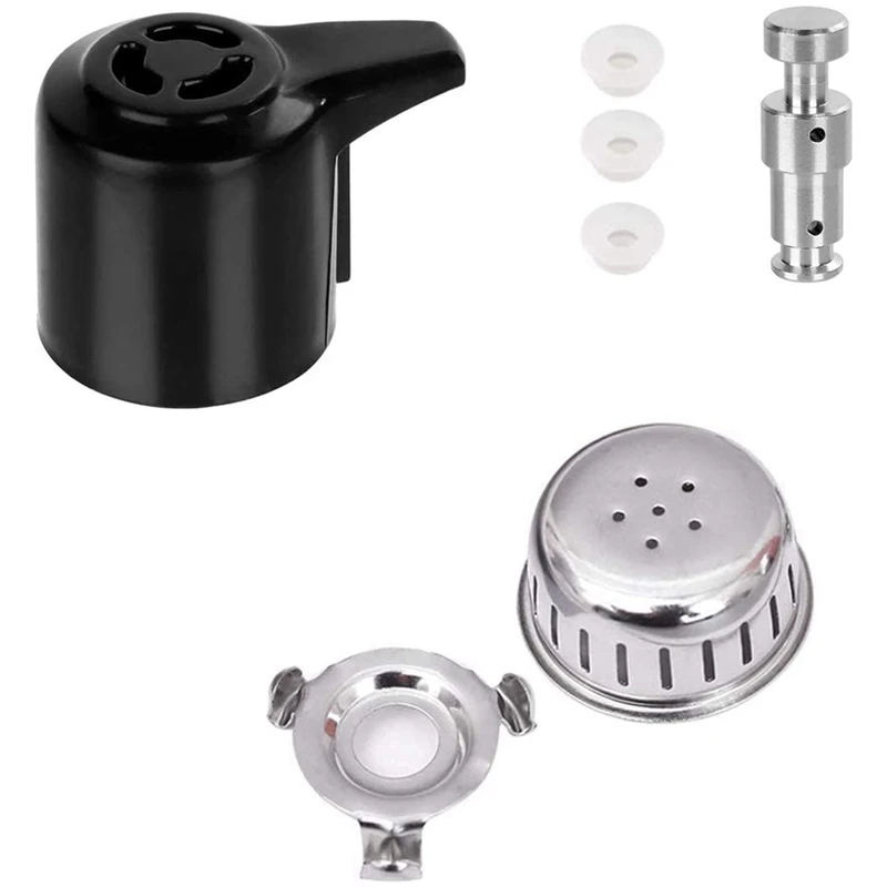 Steam Release Handle Float Valve Replacement Parts With 3 Silicone Caps For Instantpot Duo 3, 5, 6 QT,Duo Plus 3, 6 QT