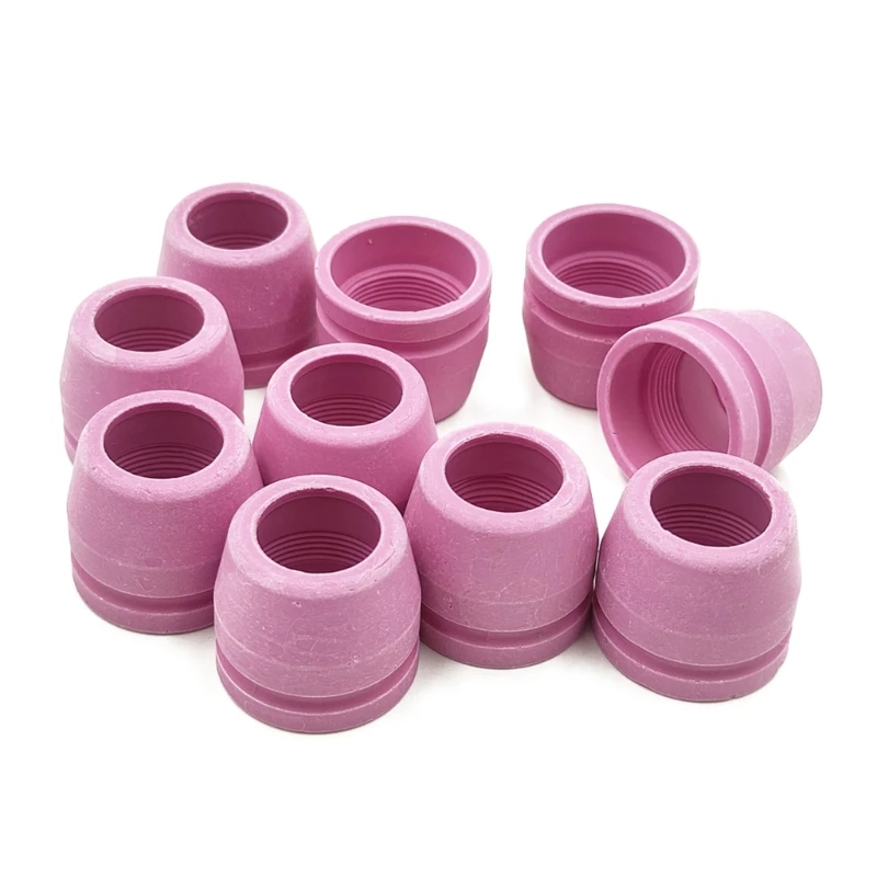 10Pieces Nozzle Ceramic Shielding Cups 50-60A Replacement for SG55 AG-60 WSD-60