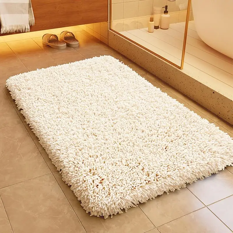 

Thiened Plu Batoom Mat Home Toilet Pad Anti-Slip Absorbent Toilet Rug Non-Slip Floor Carpet for Batoom And Toilet