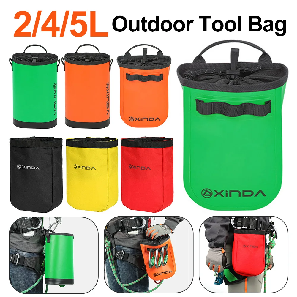 2/4/5L Outdoor Storage Waist Bag High-Altitude Operation Tool Bag Multipurpose Pouch Waterproof Climbing Gear Equipment Bag