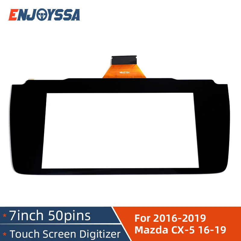 New 7 Inch 50 Pin Touch Screen Glass Digitizer For Mazda CX-5 2016-2019 Car Multimedia Player Navigation Radio Parts