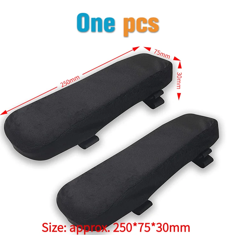 1Pc New Slow Rebound Memory Foam Armrest Cushion Pad Chair Mat Elbow Rest Cover.