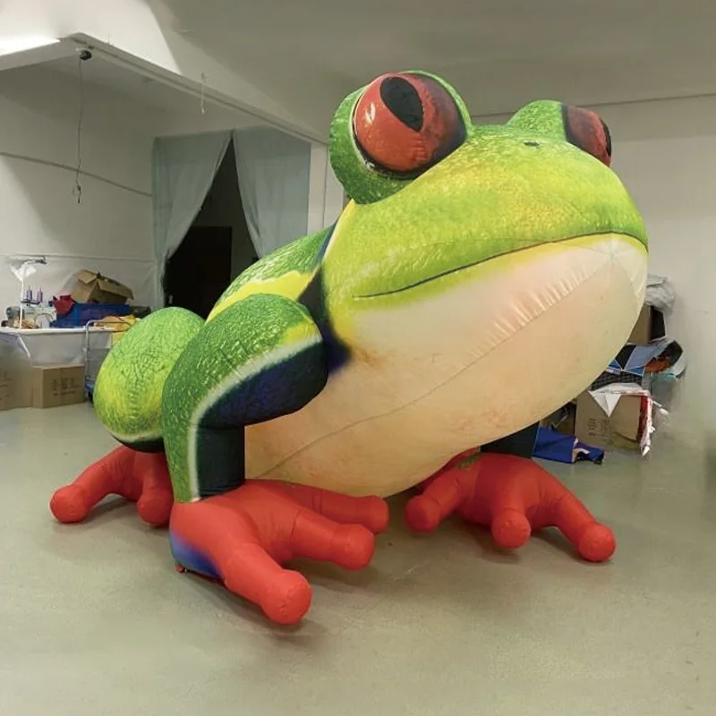 

Надувная лягушка, надувная модель в форме животного, с воздуходувкой, для украшения открытых площадей, живописных мест, зоопарков и мероприятий.