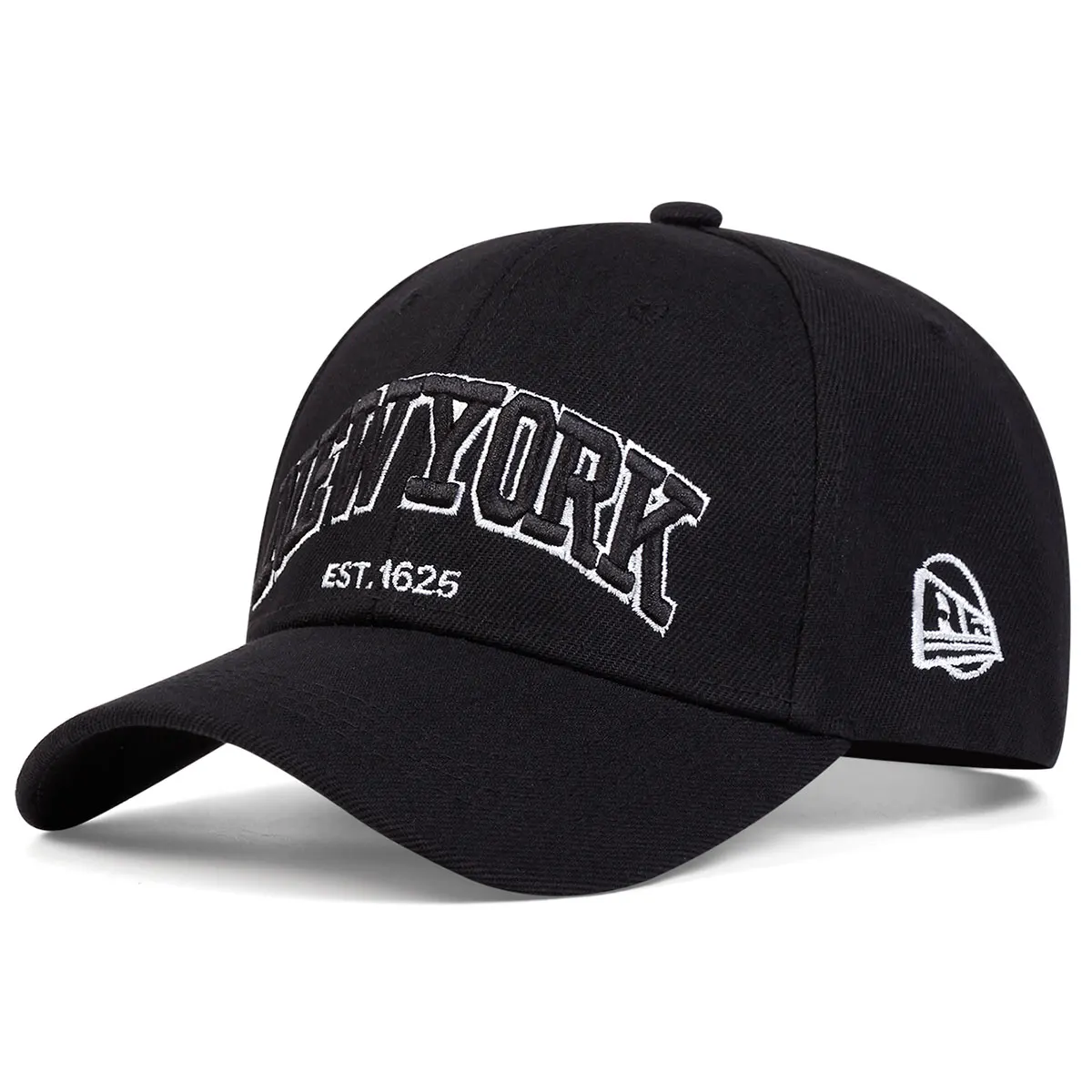 Unisex NewYork Baseballkappen mit Buchstabenstickerei, Frühling und Herbst, verstellbare Freizeithüte für den Außenbereich, Sonnenschutzhut, Sport-Golfkappe – Detail 2