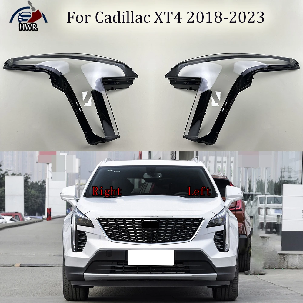 

For Cadillac XT4 2018 2019 2020 2021 2022 2023 Headlight Transparent Cover Lampshade Head Lamp Headlamp Shell Lens Plexiglass