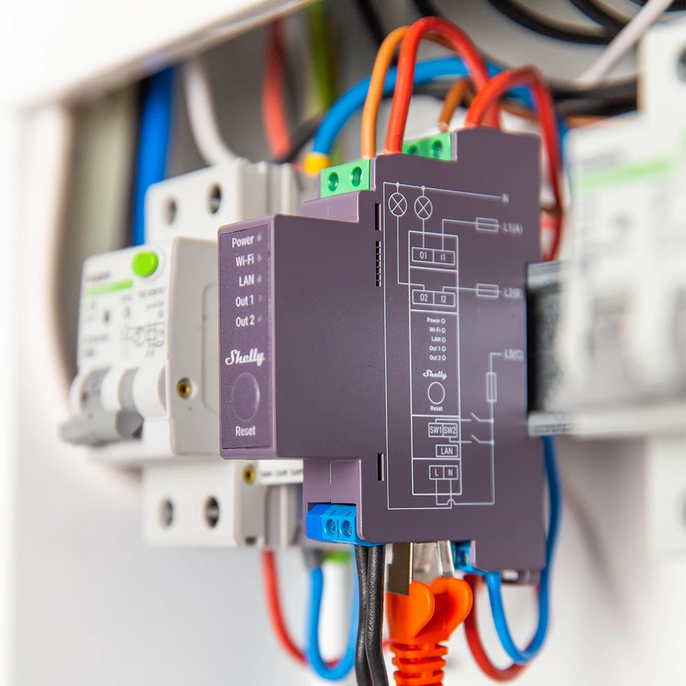 Imagem -02 - Shelly-pro Din Rail Relé Switch Wi-fi Características de Segurança Aprimoradas Compatível Mais Usado Plataformas de Automação Residencial Canais