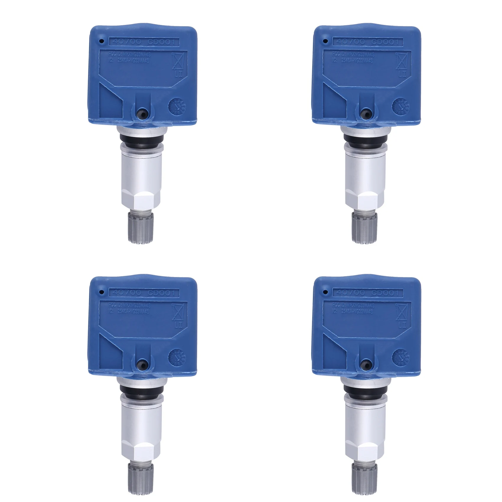 Set of 4 Tire Pressure Sensor TPMS 40700-CD001 for NISSAN 350Z INFINITI FX35 FX45 40700CD001