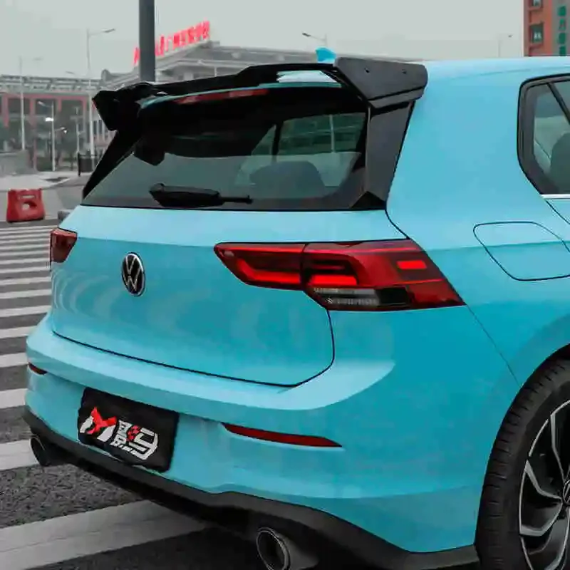 for Volkswagen GOLF 8 MK8 spoiler 2020 2021 GOIF8  ABS material car rear wing color rear