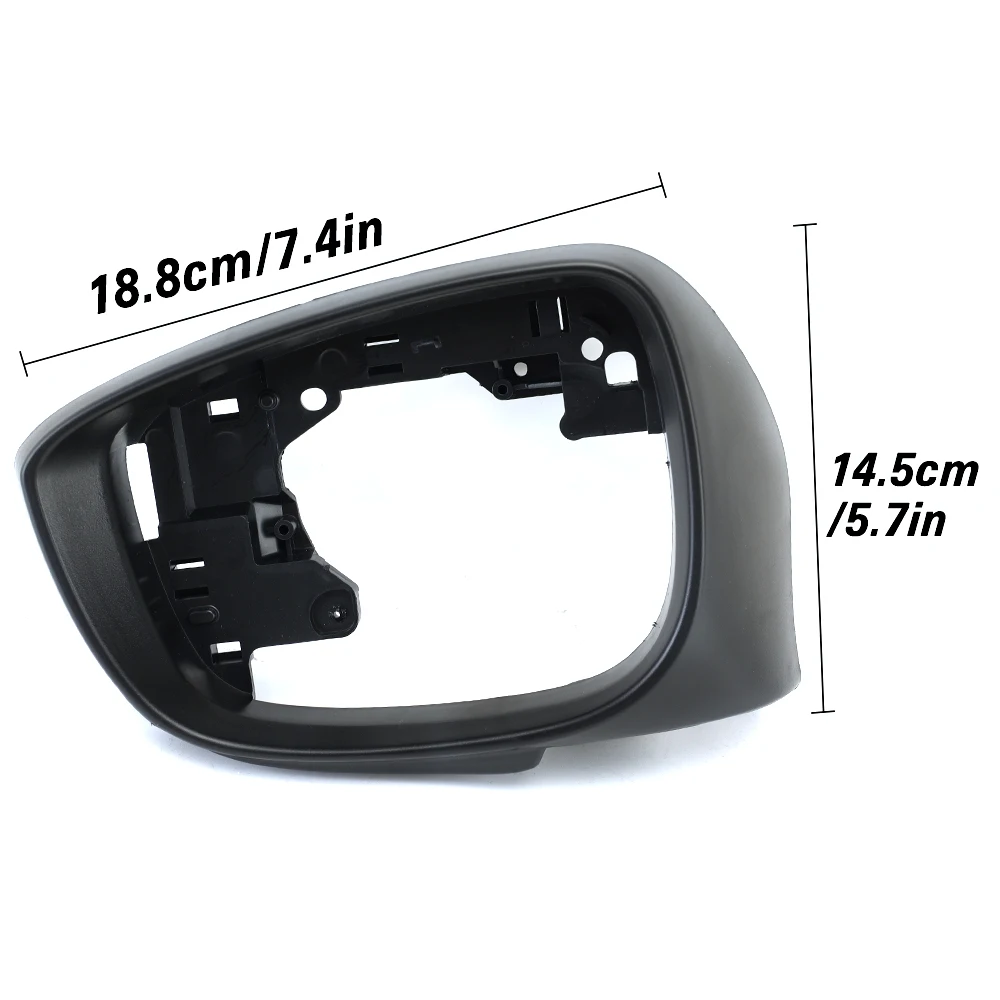 Auto Side Wing Mirror Housing Trim Frame for Mazda CX-5 2015-2016 CX-3 2016-2019 Rearview Mirrors Covers Left Right