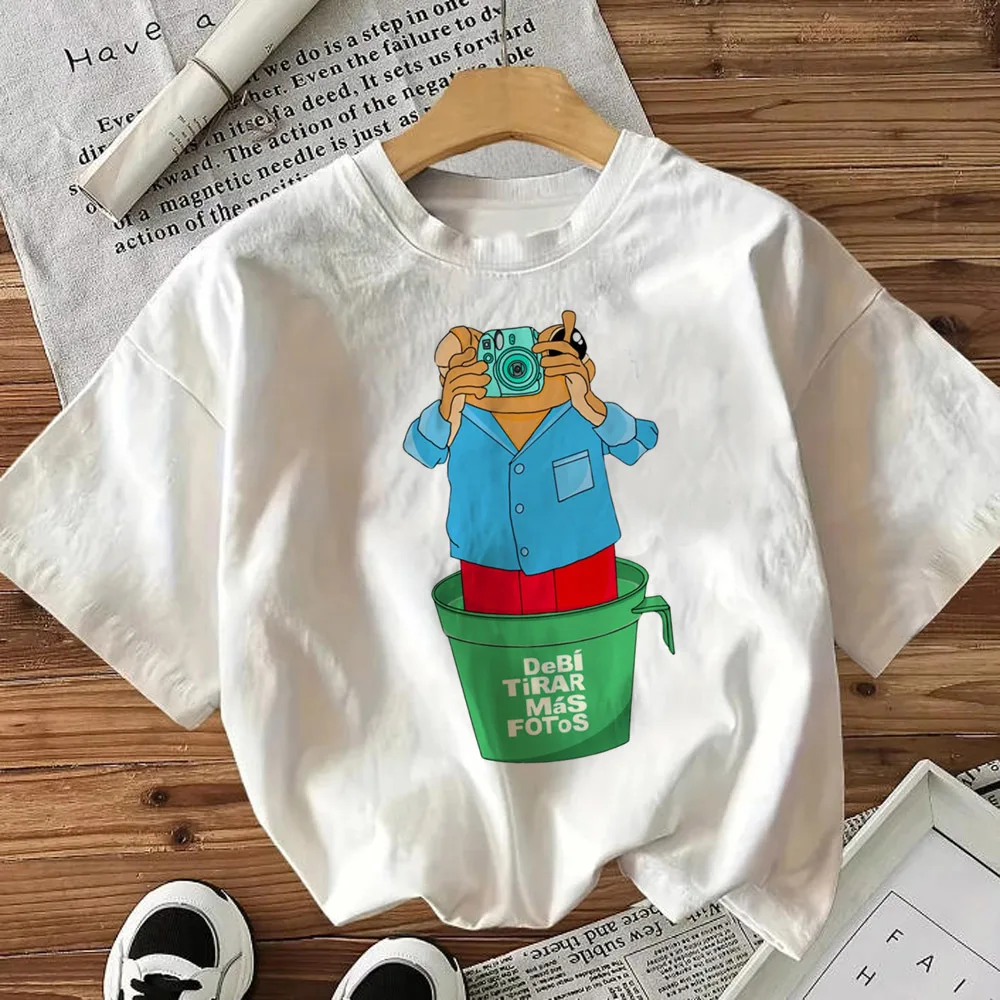 

Bad Bunny T-shirt Girl Graphic Women Men 2000s University Anime Shirt Punk Pastel Kawaii Aesthetic Trendy Korean Clothes