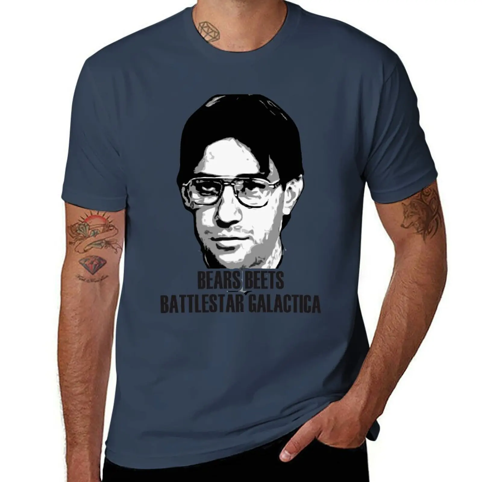 

Bears, Beets, Battlestar Galactica T-Shirt man t shirt luxury man t shirts for men T-Shirt