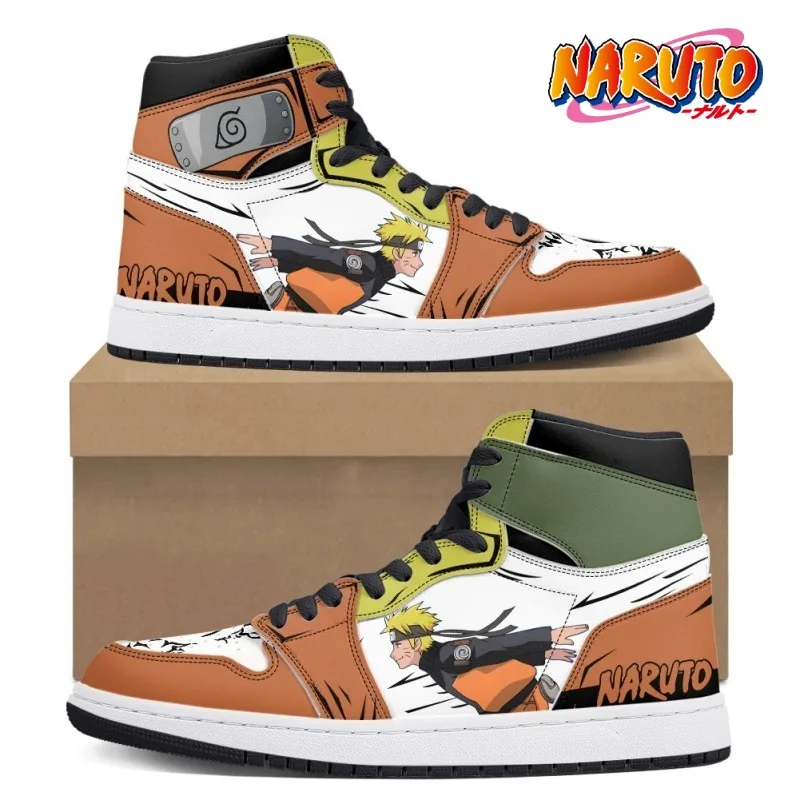 

Naruto Uchiha Sasuke Fashion Sneakers - Anime Basketball Inspired Shoes for Men & Women, Unisex Casual Wear & Holiday Gift