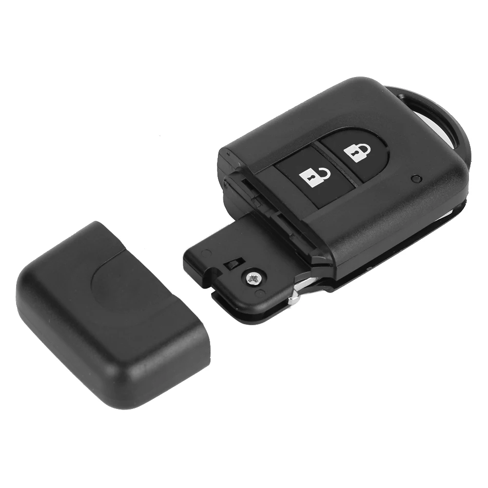 Key Fob Cover 2 Button ABS Car Remote Key Fob Case Smart Cover Shell Fits