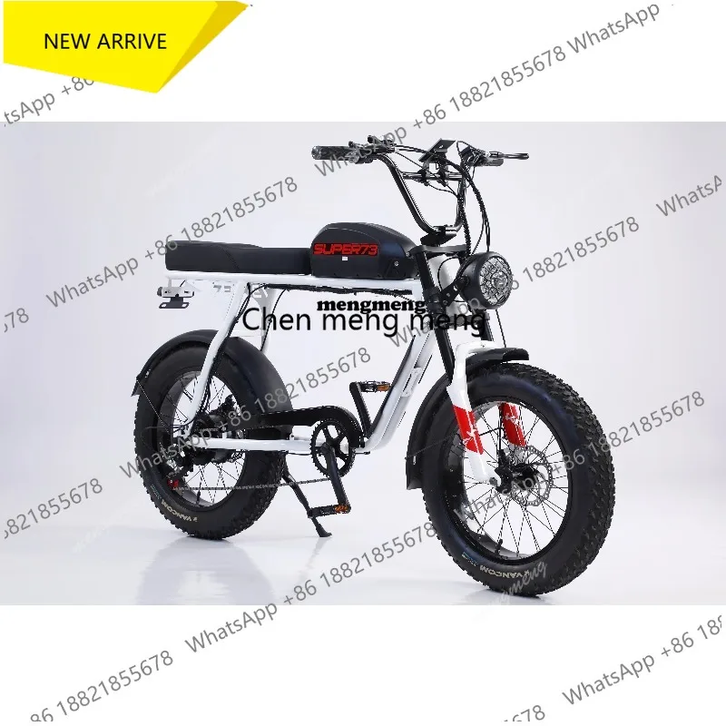 US Warehouse Unique Design  Ebike Electric Fat Bike Electric Bicycle Off-road Electric Bike Lithium Battery 20-Inch 48V