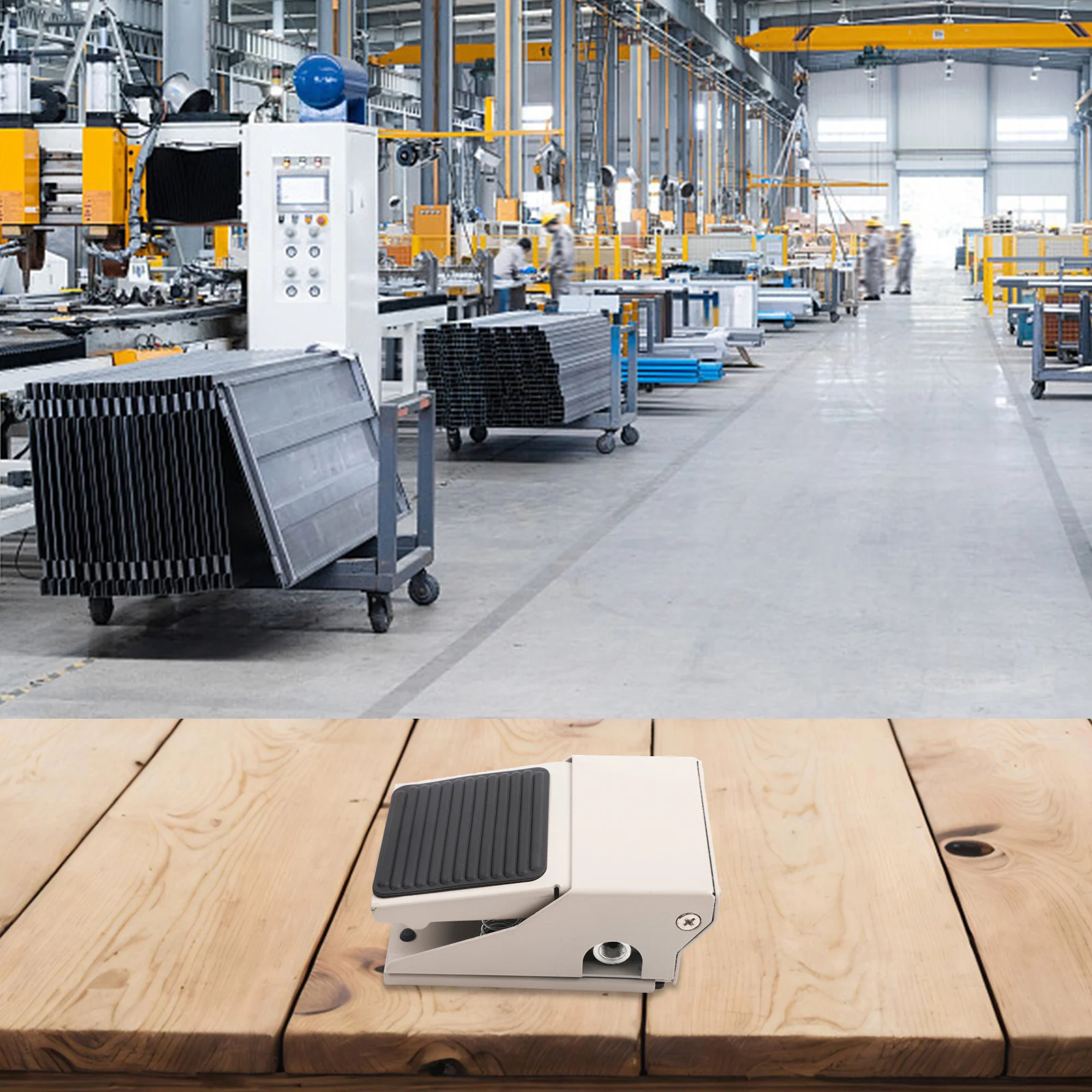 

Трехходовой 2-позиционный с высокопроизводительным пневматическим ножным клапаном - переключатель, который контролирует воздух и изменить напряжение